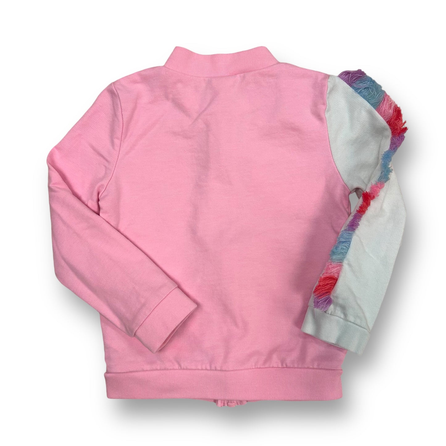 Girls Pink Unicorn Shirt Carter's Size 4T Full Zip Cotton Sweatshirt
