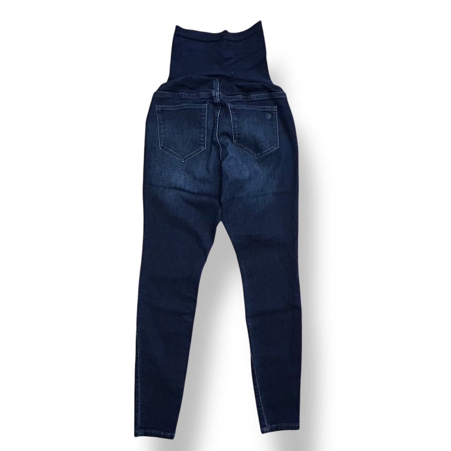 Jessica Simpson Size XS Maternity Jeans Dark Blue Denim Full Panel Stretch