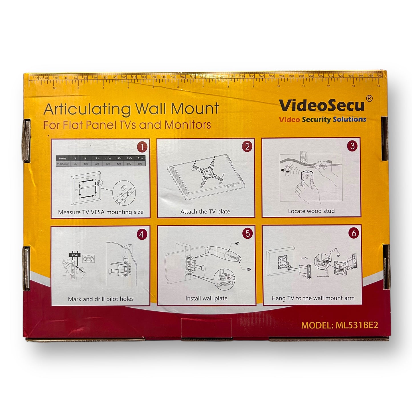 NEW! 60" Flat Screen TV Wall Mount Kit Articulating Universal 26 to 60 in Panels