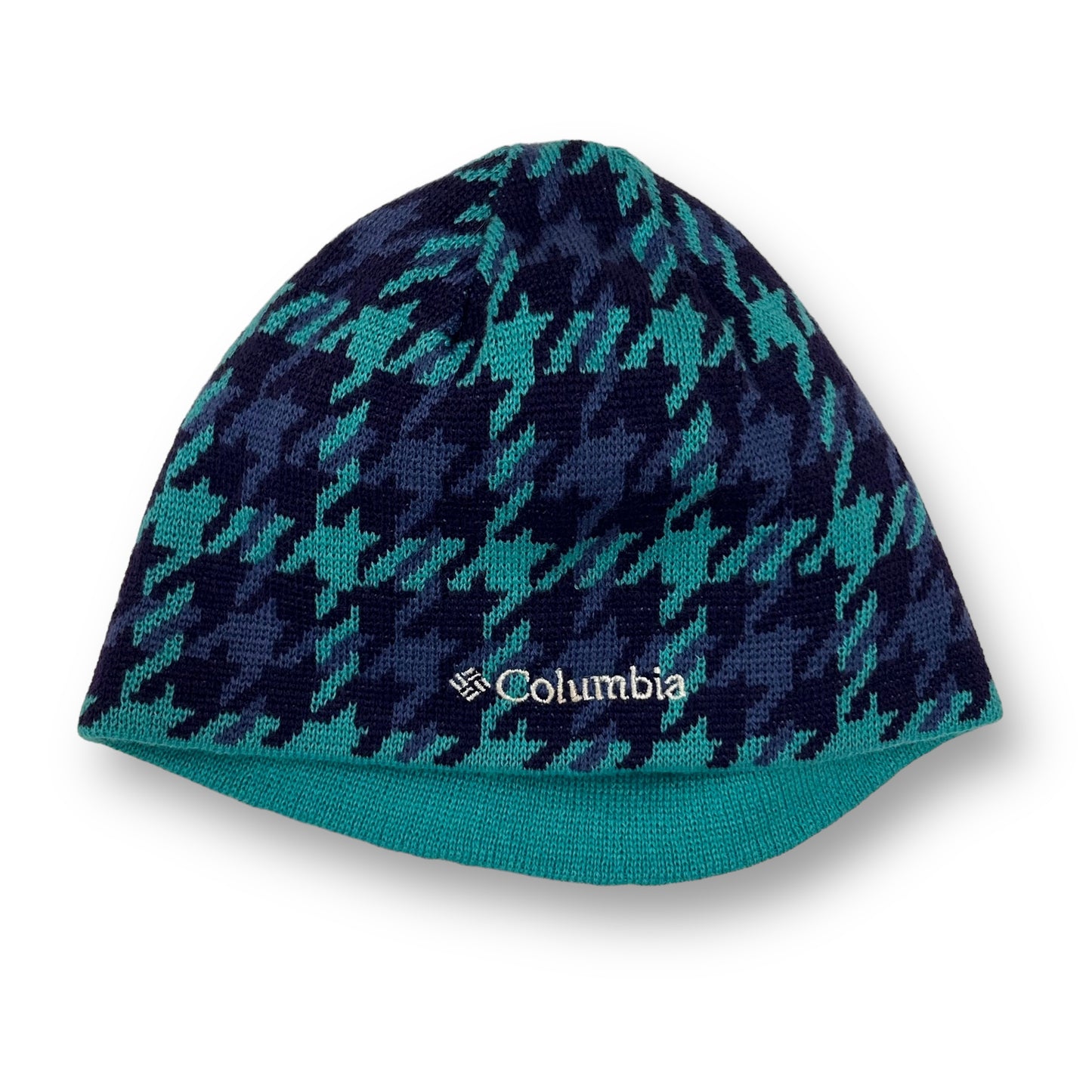Columbia Girls Knit Beanie Purple and Teal Reversible Winter Hat, S/M Kids