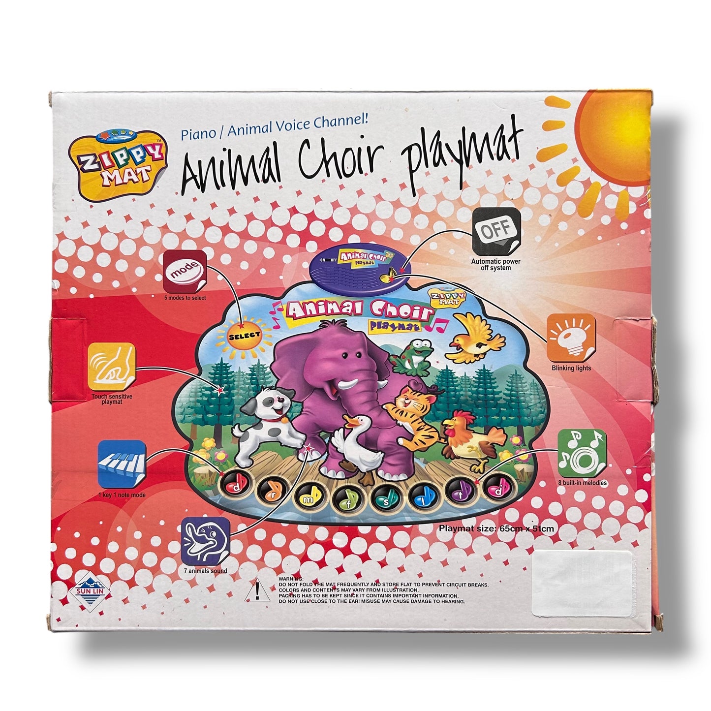 NEW! Animal Choir Interactive Musical Playmat with Multiple Playing Modes