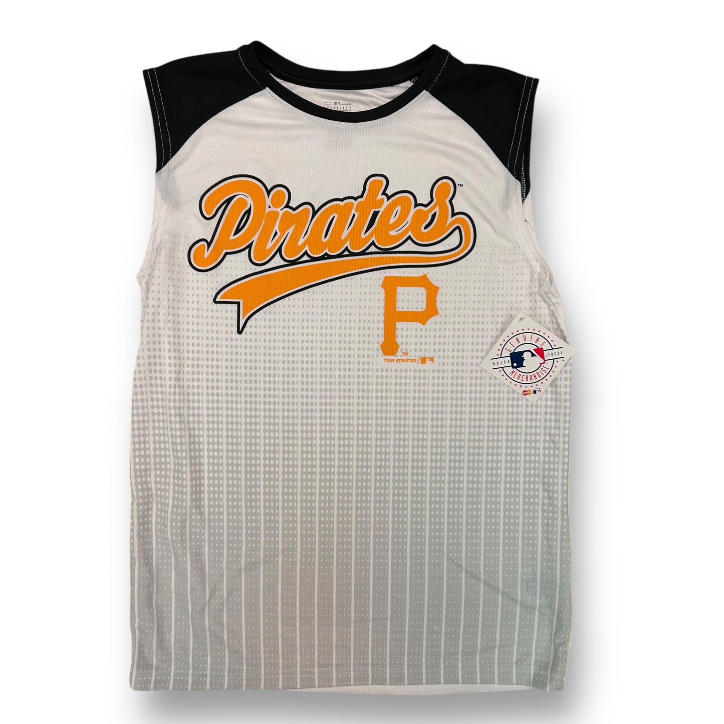 NEW! MLB Pittsburgh Pirates Youth Size 14/16 Sleeveless Baseball Shirt