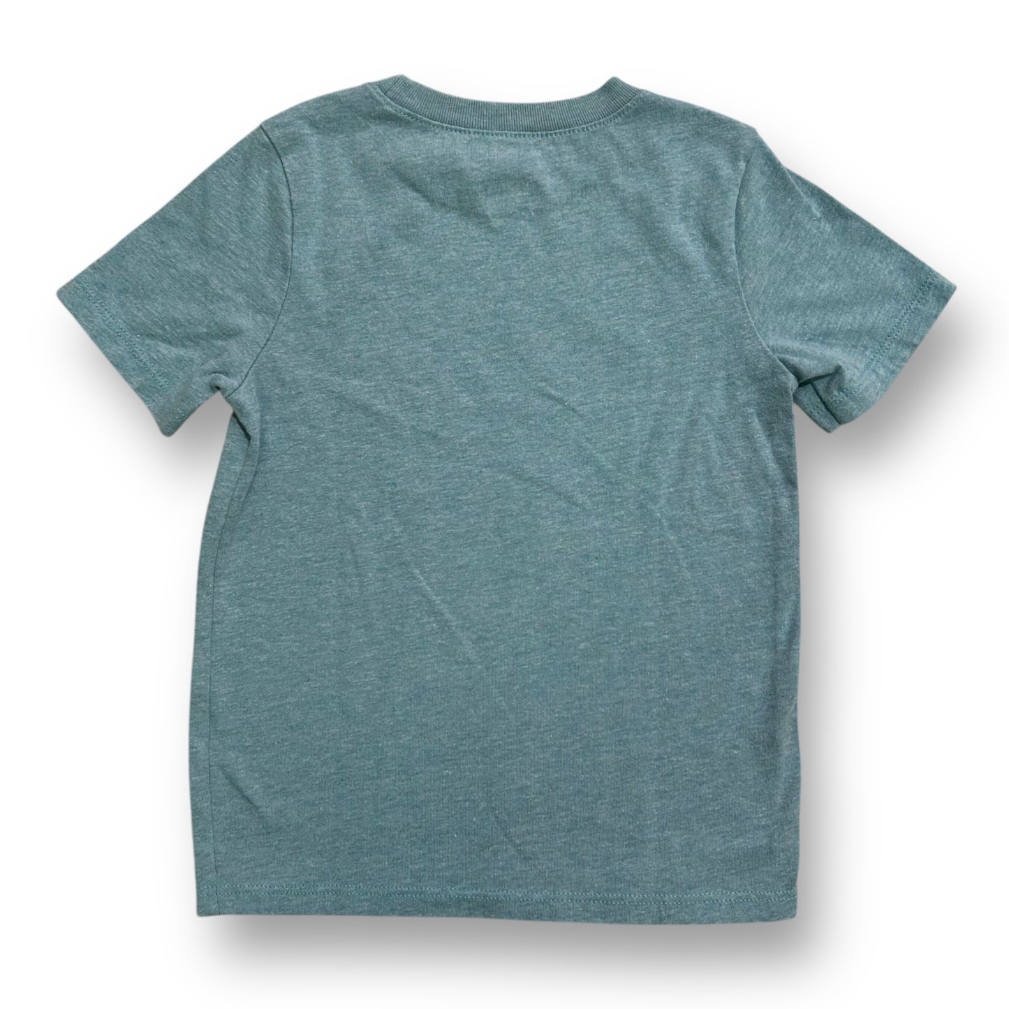 Boys Size 4T Aqua Blue Keep On Rolling Short Sleeve Tee