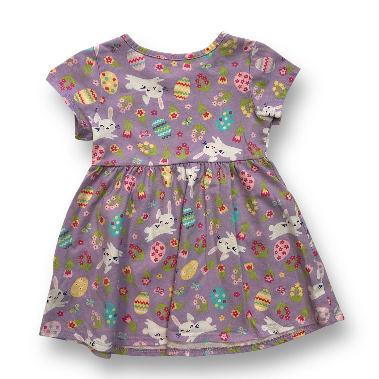 Children's Place Girls Size 2T Bunny Print Soft Knit Twirl Dress