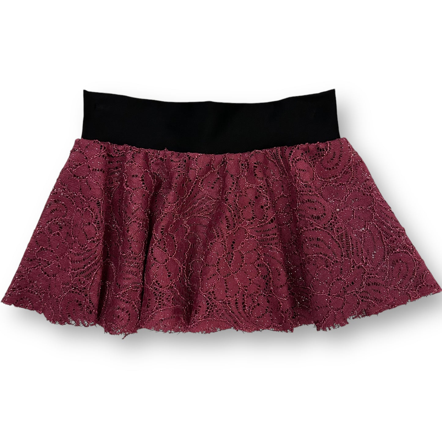 Creations By Cicci Girls Size 5/6 Elastic Band Shimmery Tulle Tutu Dance Skirt