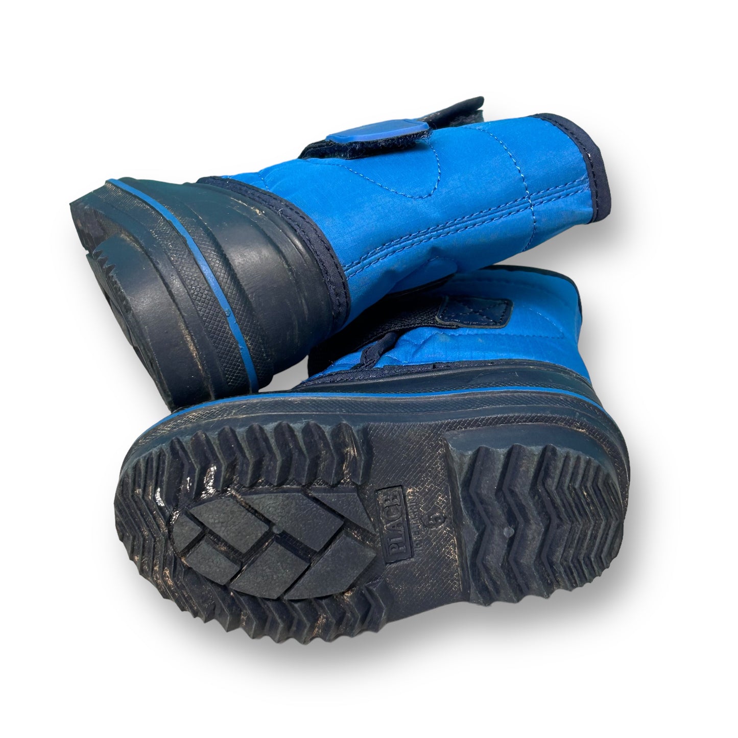 Children's Place Snow Boots Toddler Boy Size 5 Blue Waterproof Boots