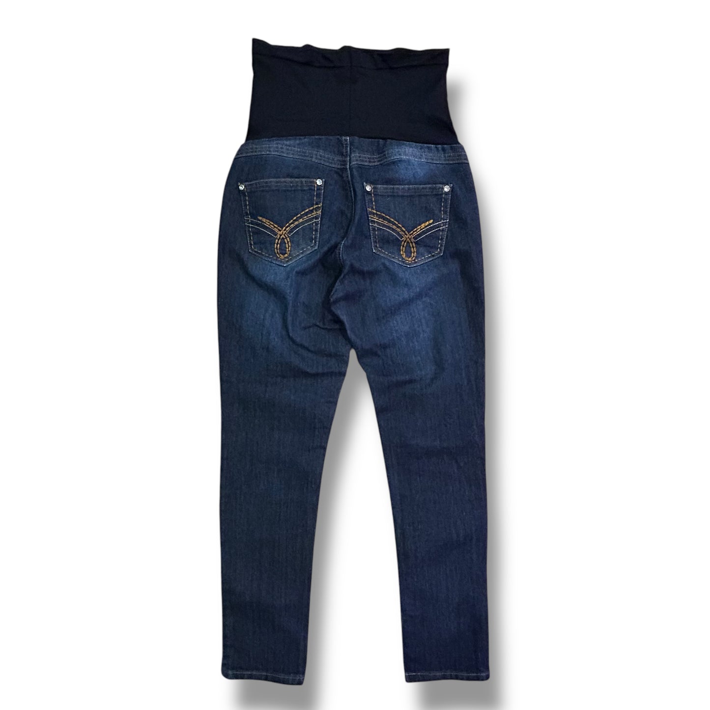 Bella Vida Small Maternity Jeans Skinny Fit Full Panel Stretch Waistband