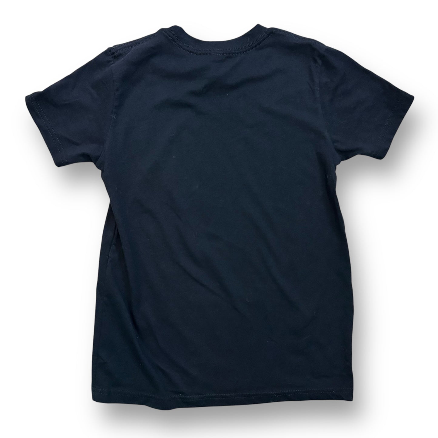 Girls YMD Hello Kindergarten School T-Shirt Graphic Print Black Short Sleeve Tee