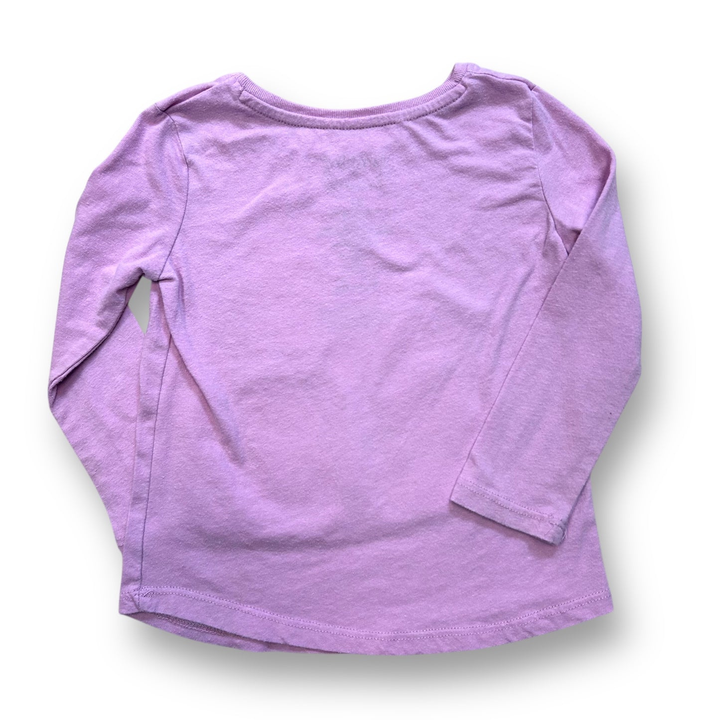 Girls Size 2T Toddler Purple Long Sleeve Peppa Pig Shirt