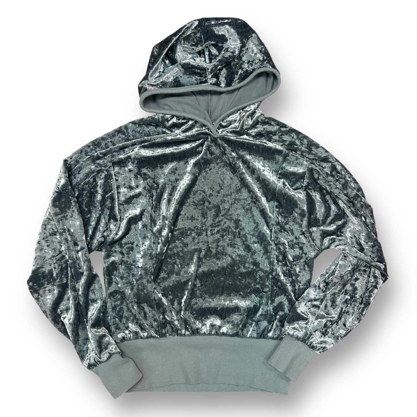 Youth Girl Size 12 Boutique Pullover Shimmery Velour Hoodie