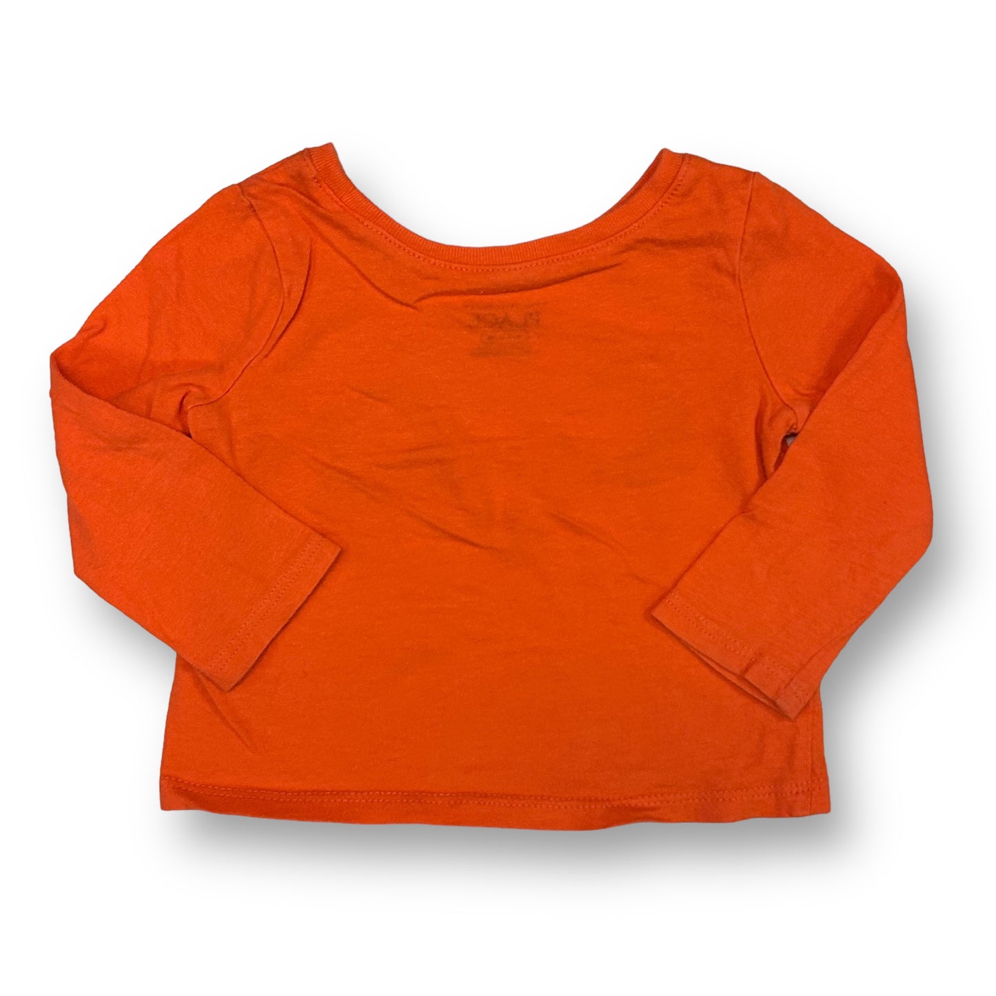 Children's Place Halloween Pumpkin Shirt Girls Size 6-9 Months Long Sleeve Tee