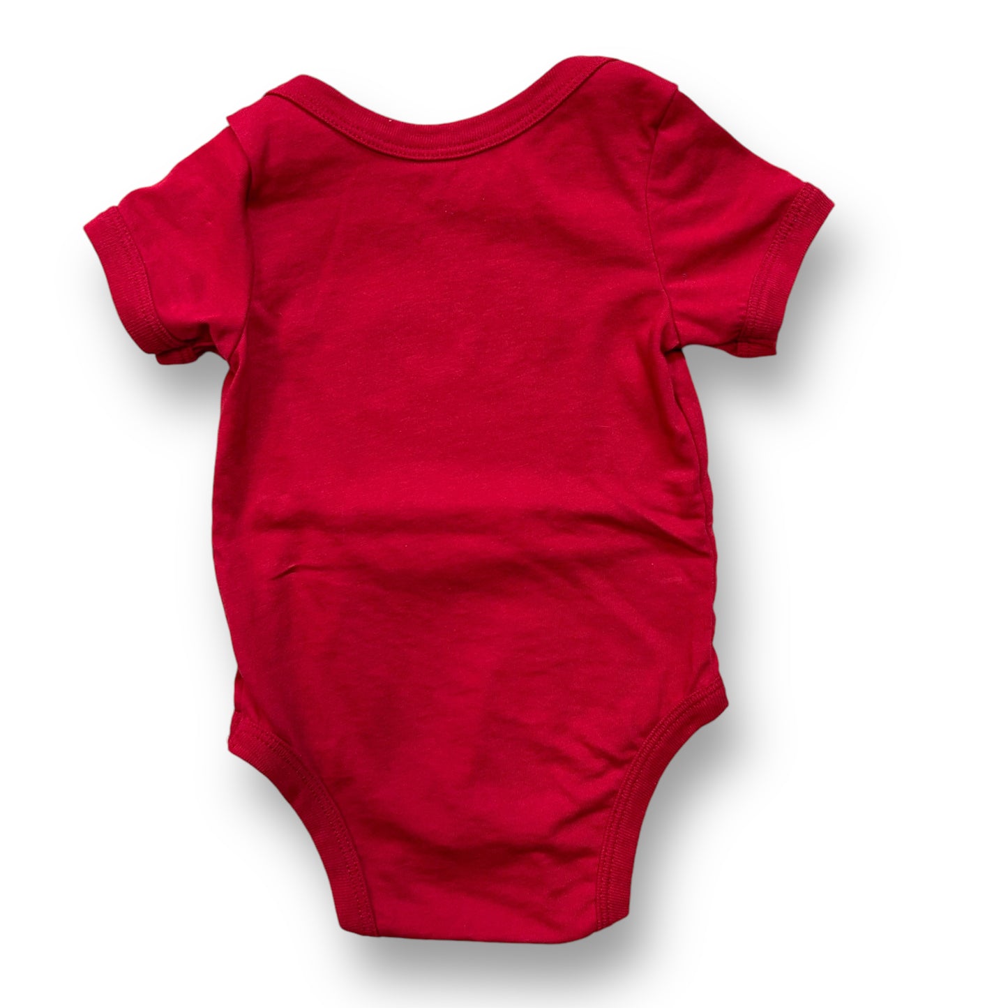 Disney Girls Minnie Mouse Shirt Size 12 Months Red Little Sister Bodysuit