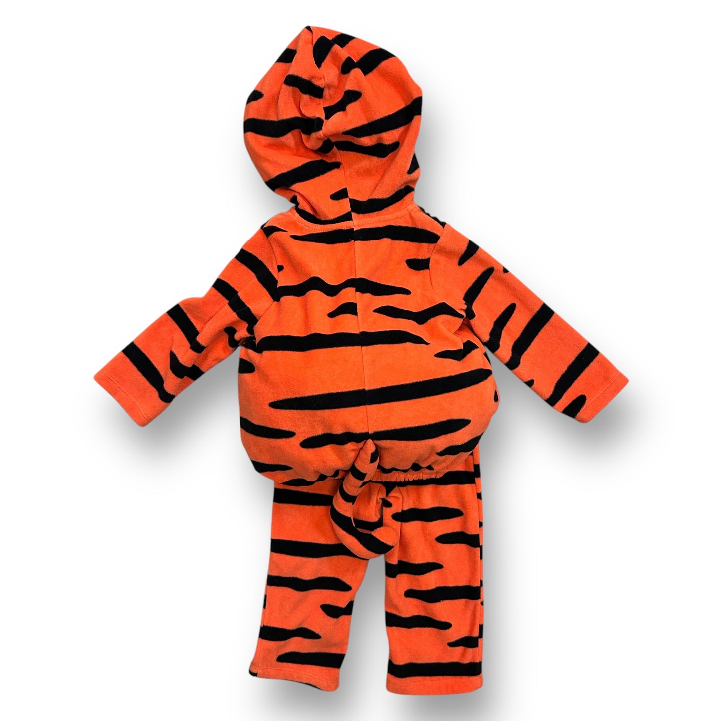 Carter's Size 24 Months Tiger Costume 2-Pc Orange Plush Hoodie and Bottoms