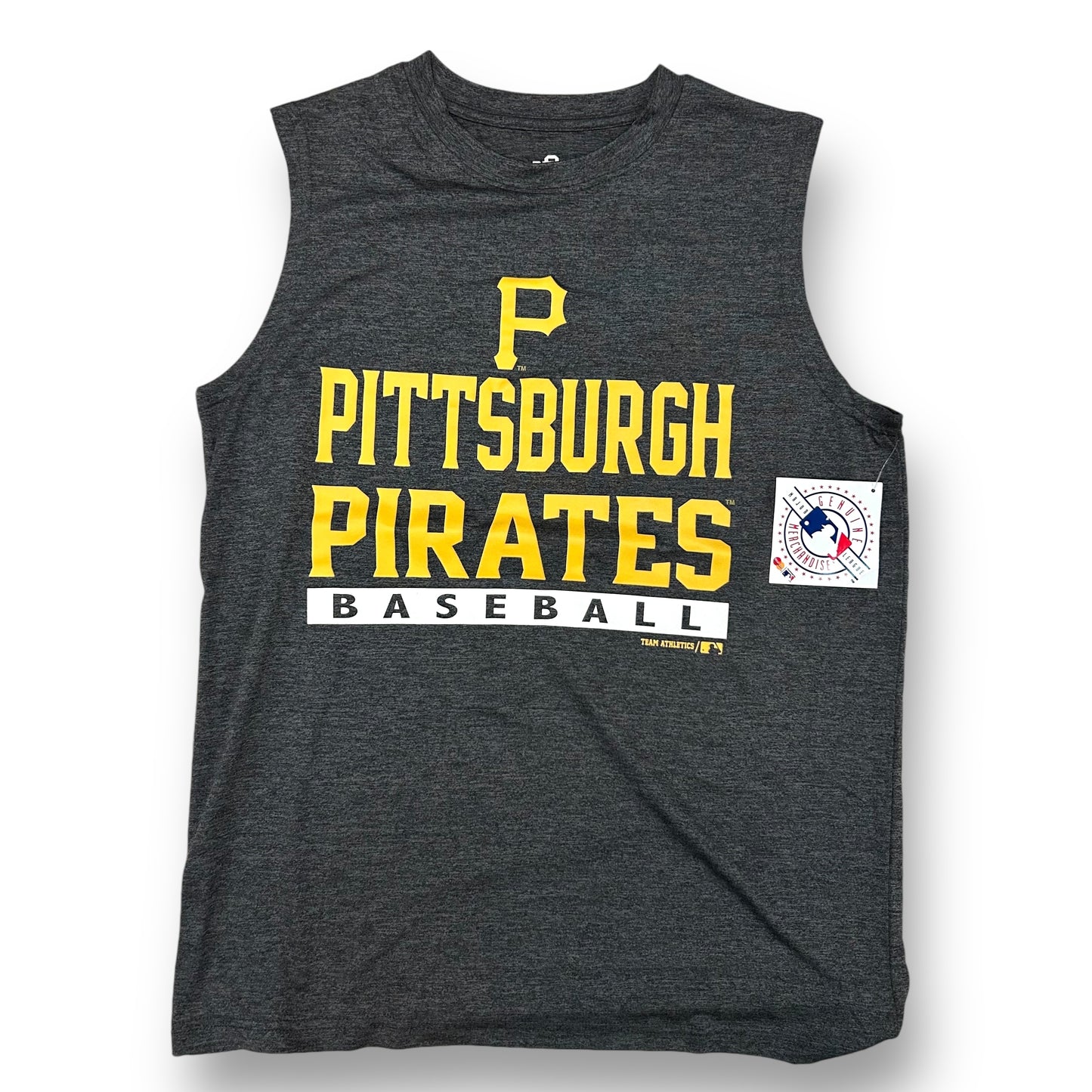 NEW! MLB Pittsburgh Pirates Baseball Boys Size 14/16 Sleeveless Tee