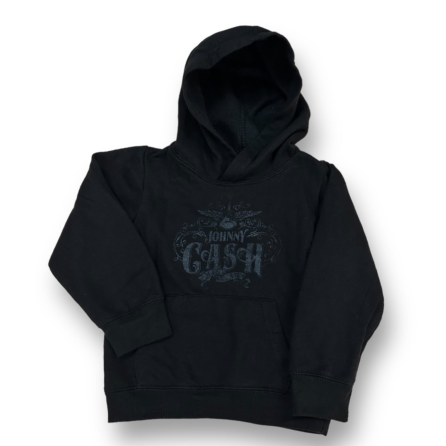Toddler Boy Size 3T Sweatshirt Black Johnny Cash Hoodie
