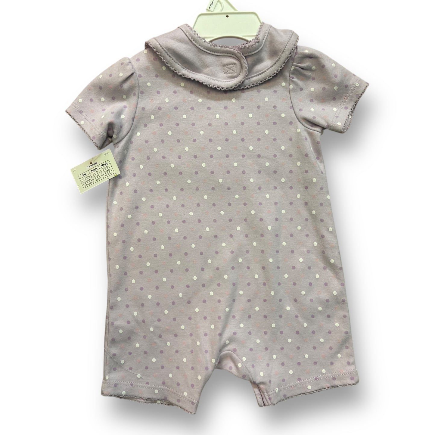 NEW! Girls Jumping Beans Size 0-3 Months Purple Froggy Princess Outfit