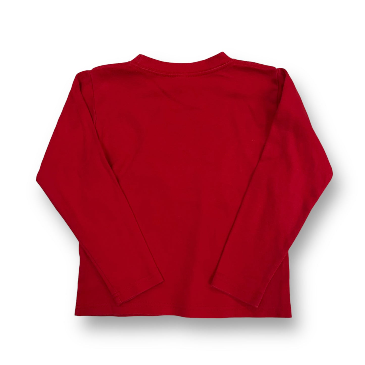 Boys Valentine's Day Shirt Size 4 Red Cotton Pullover Long Sleeve Tee