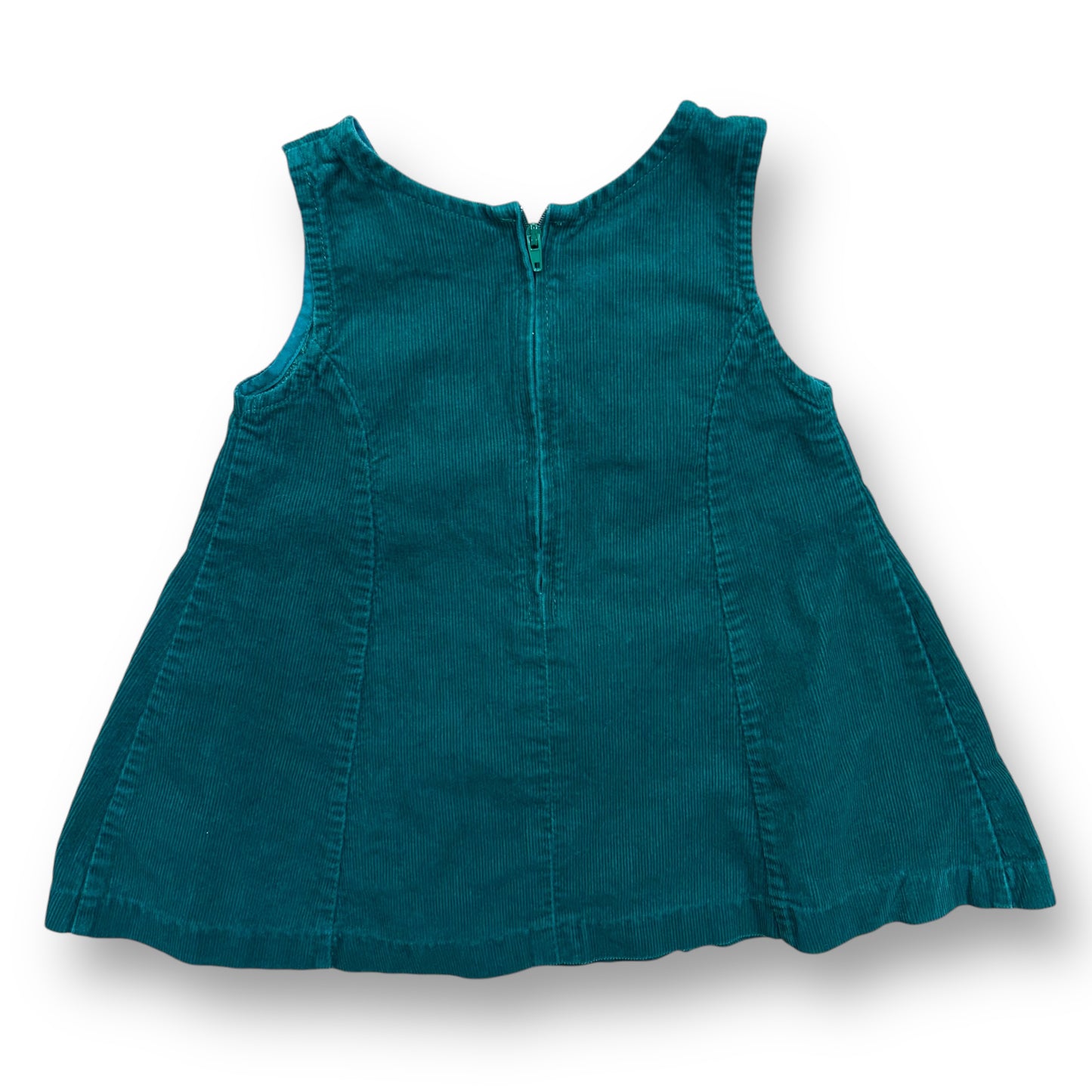 Toddler Girls 2 Toddler Christmas Dress Green Corduroy Candy Cane Jumper