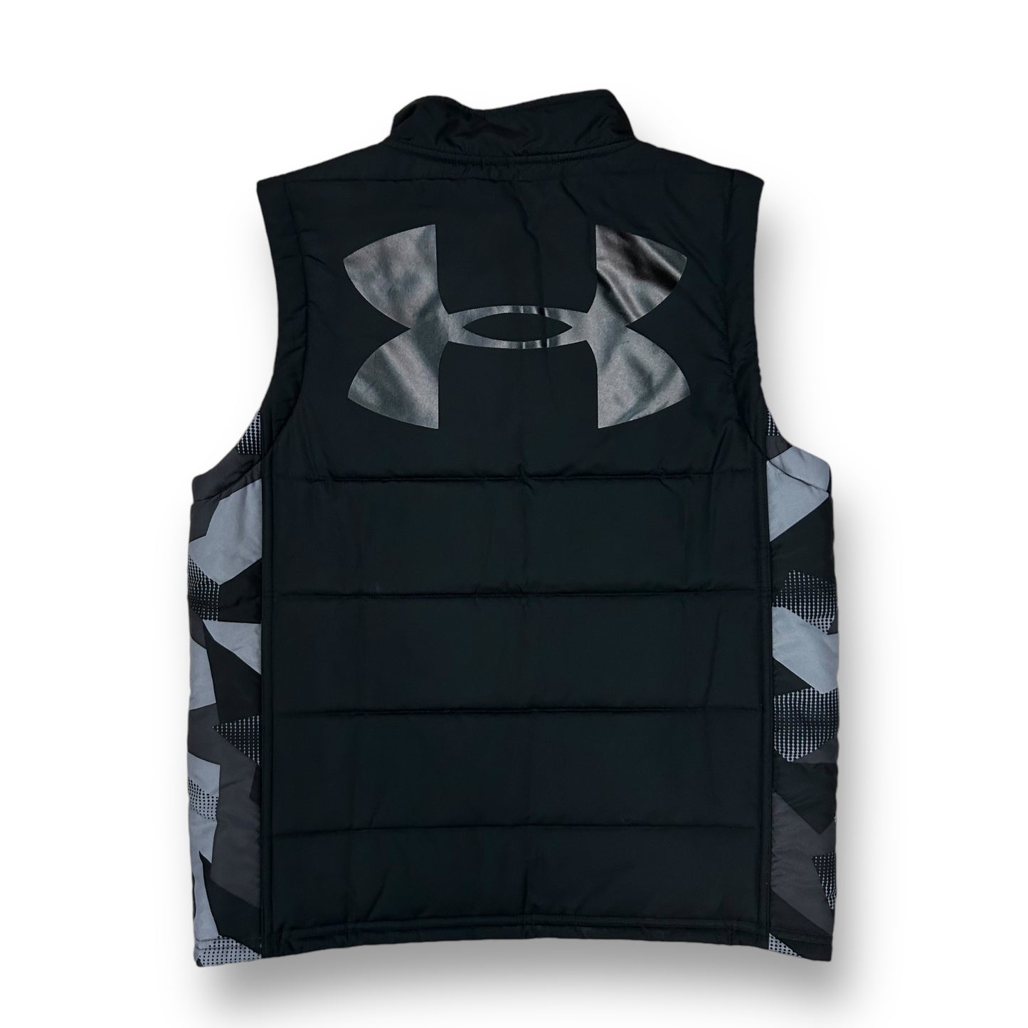 Under Armour Size 12/14 Boys Youth Large Outer Layer Black Puffer Vest