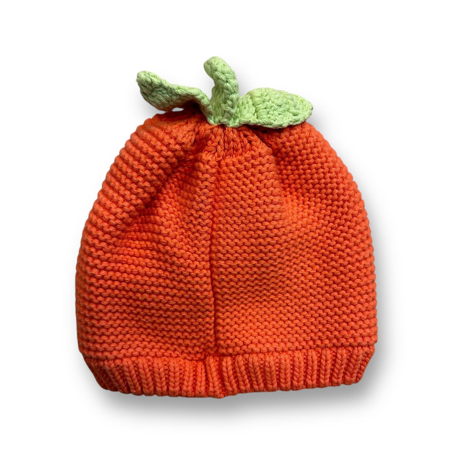 Carter's Baby Size 12-24 Months Pumpkin Hat Orange Knit Halloween Beanie