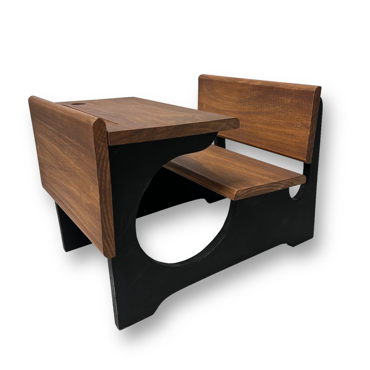 Amish Built 18" Doll Furniture Handcrafted Wooden School Desk and Chair