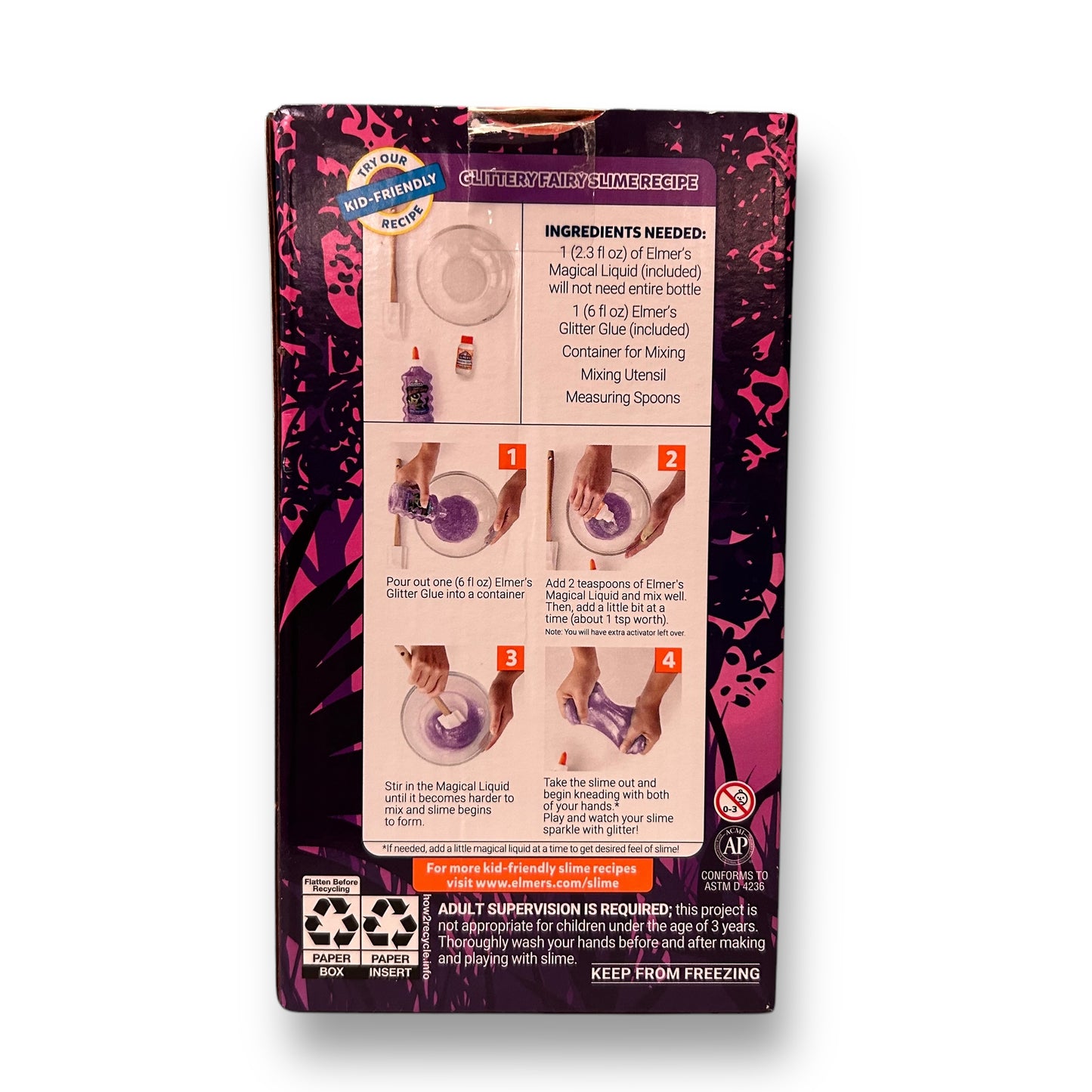 NEW! Elmer's Fairy Dust Slime Complete Craft Kit Sealed in Box