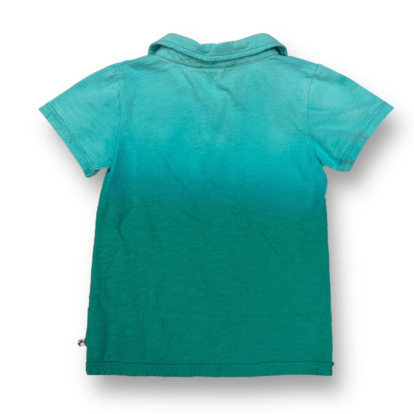Appaman Boys Polo Shirt Size 7 Green Short Sleeve Collared Top with Pocket
