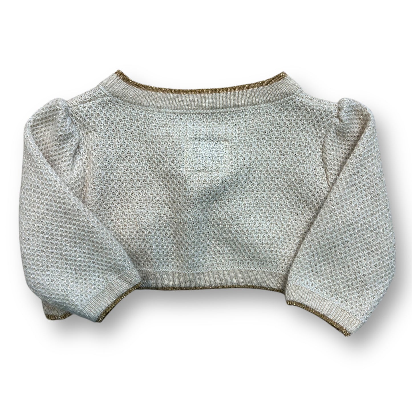 Girls Just One You Size 3 Months Gold Shimmer Sweater
