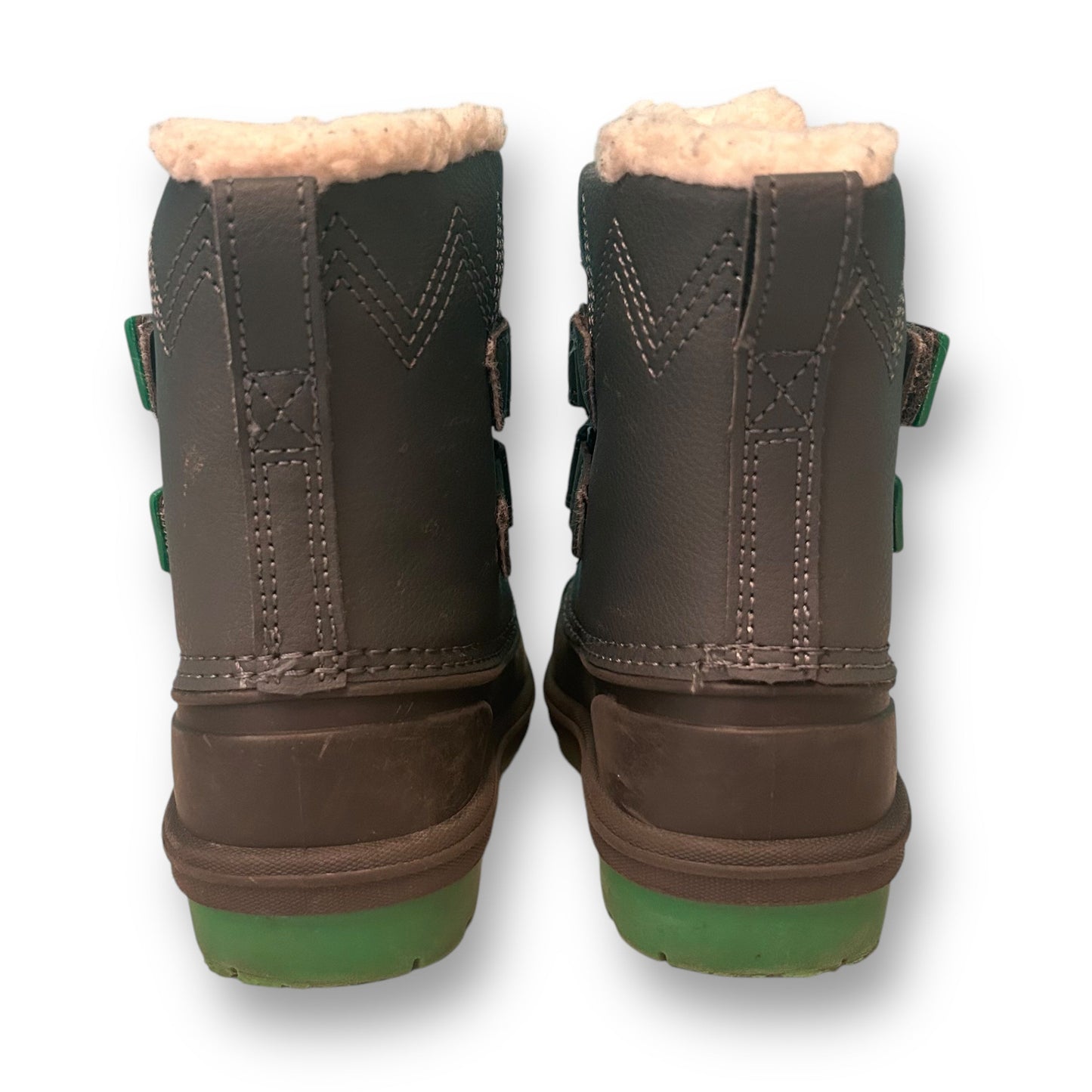 Cat & Jack Snow Boots Size 6 Toddler Sherpa Lined Waterproof Boys Winter Boots