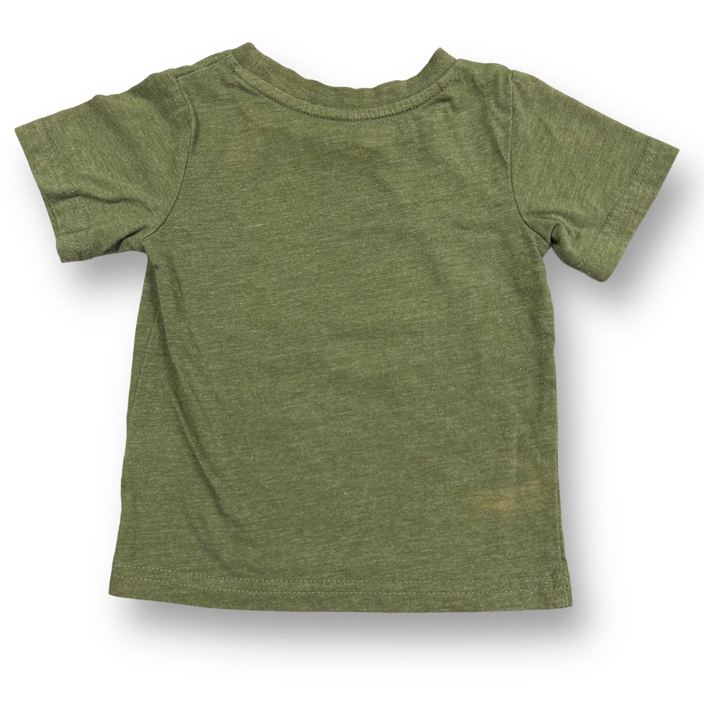 Toddler Boys Size 18 Months Star Wars Shirt Green Short Sleeve Baby Yoda Tee