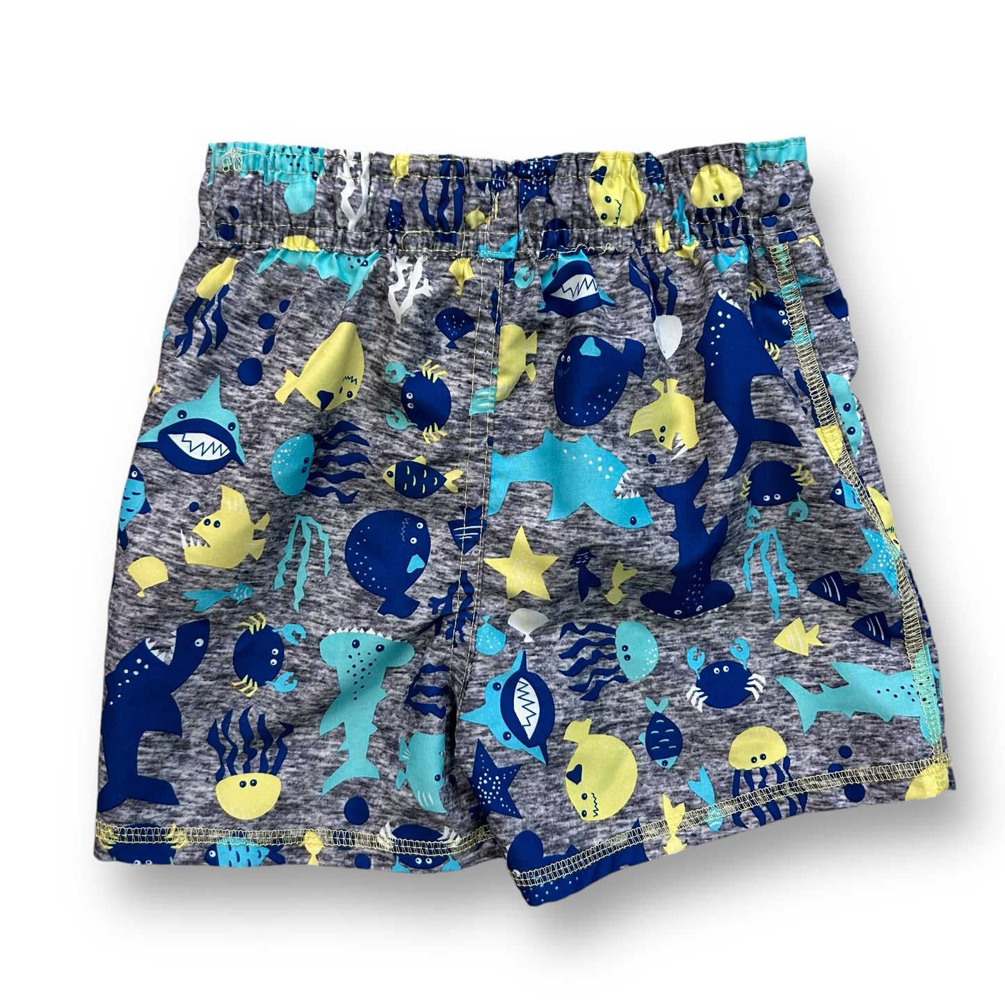 Mick Mack Toddler Boy Size 18 Months Tropical Fish Swim Trunks