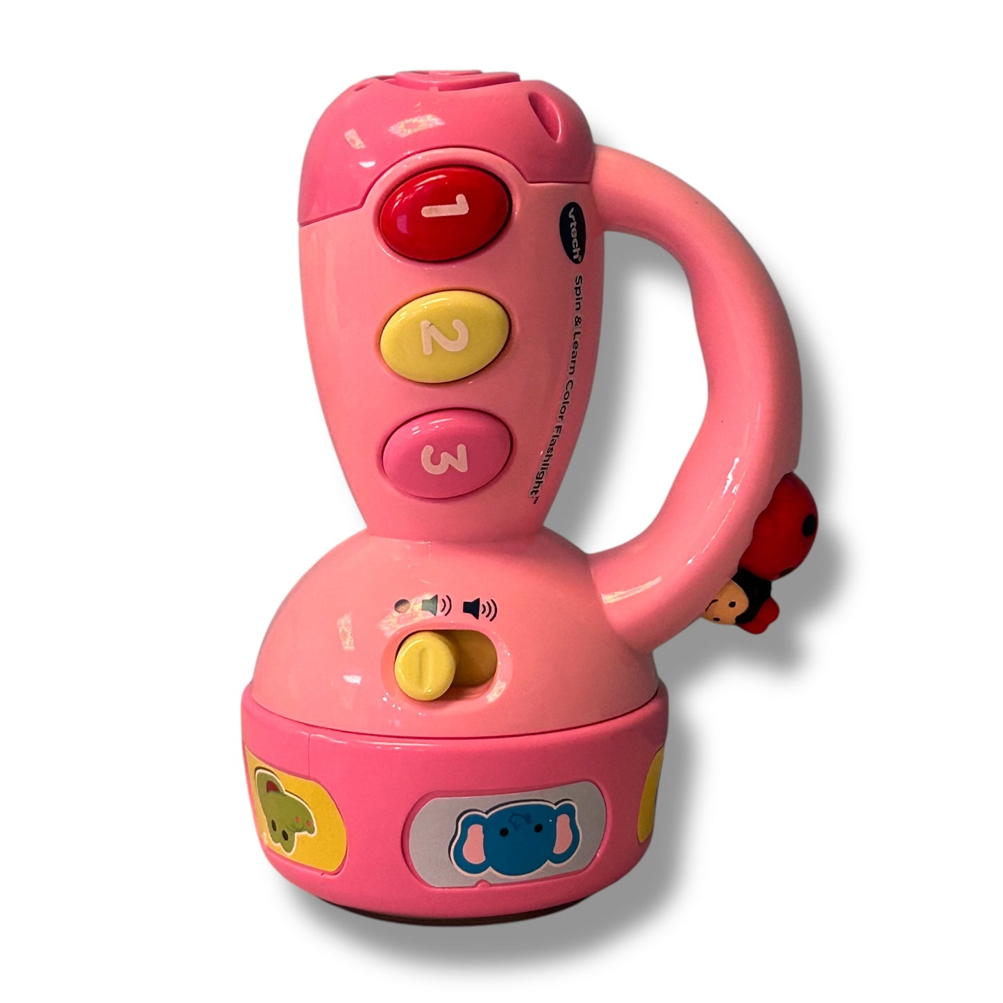 Vtech Spin & Learn Color Flashlight Pink Baby Toy with Batteries