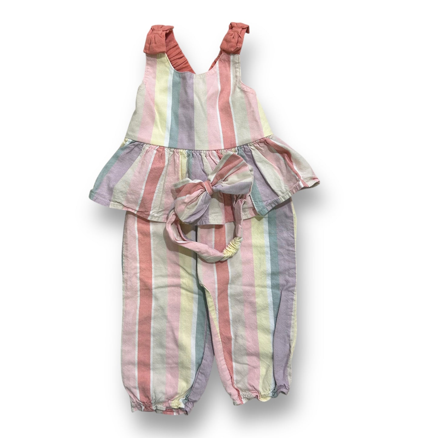 Baby Girl Size 6-9 Months Mixed Lot: Outfit, Dress, Pants, and Bodysuit