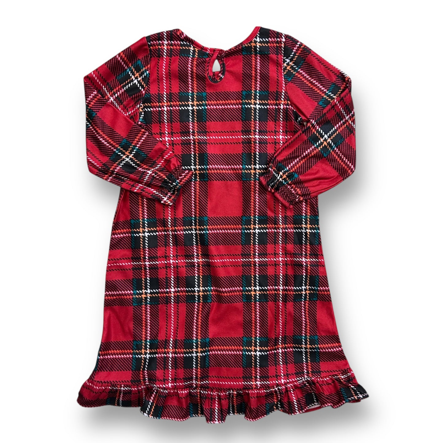 NEW! Saint Eve Girls Flannel Nightgown 3T Ruffle Lace Trimmed Christmas Pajamas