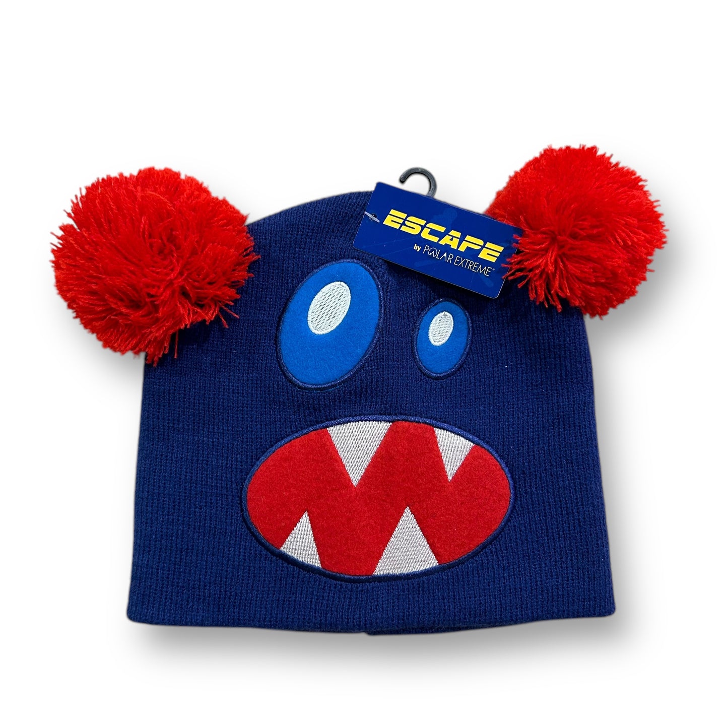 NEW! Polar Extreme Kids One Size Fits Most Boys Monster Pom Beanie Hat