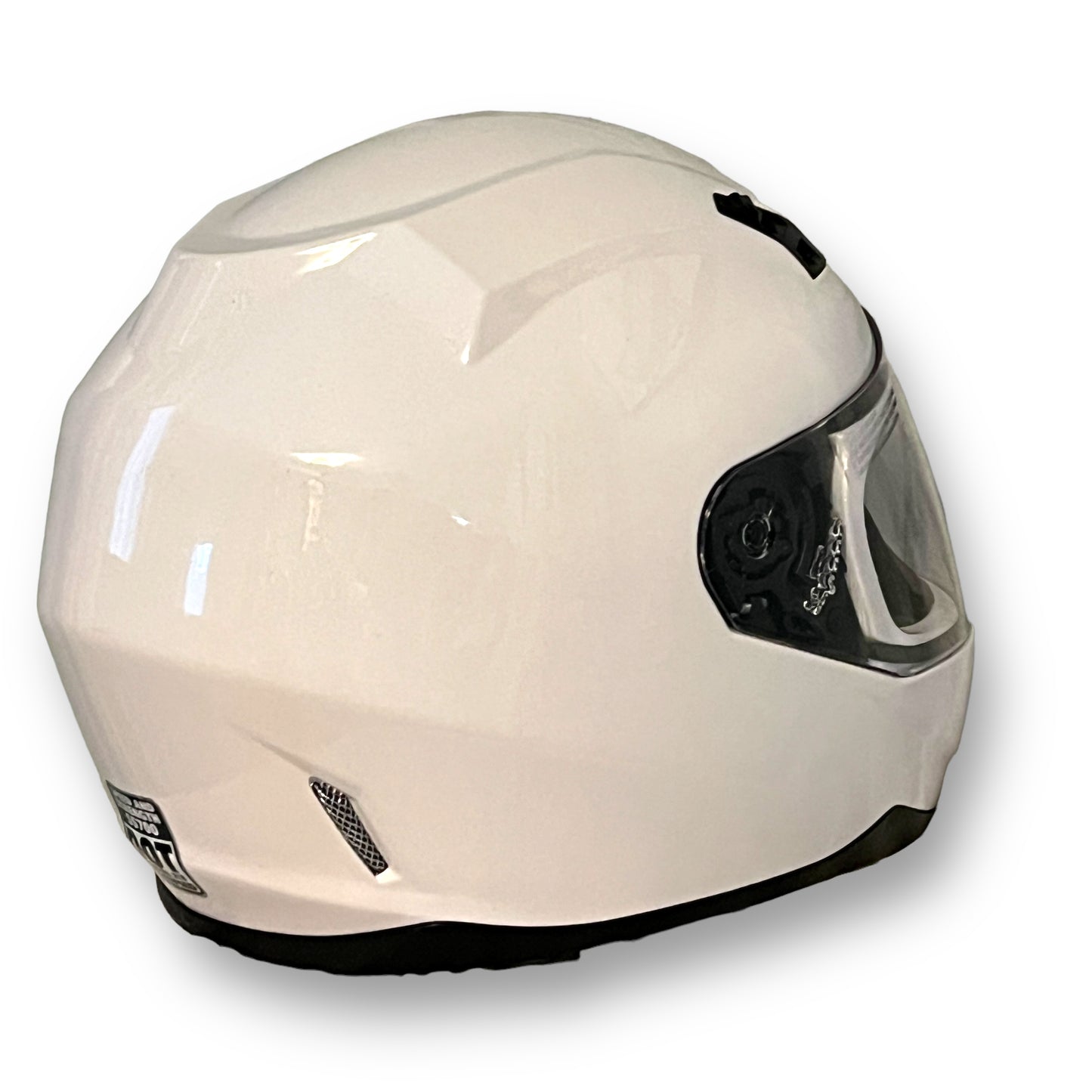 Street Bike Helmet Speed and Strength SS700 White Full Face Motorcycle, Small