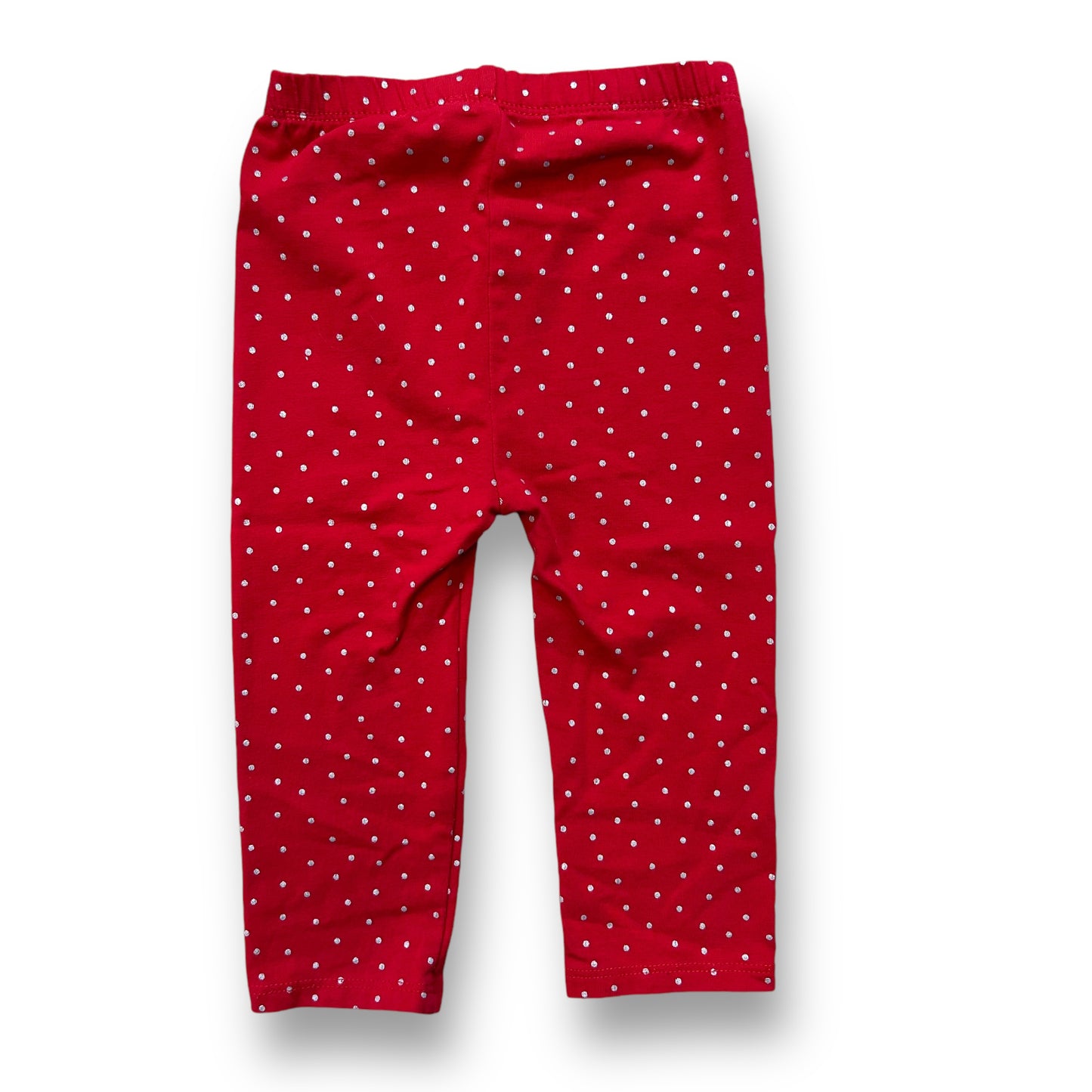 First Impressions Girls 12 Months Bottoms Red Polka Dot Pull-On Cotton Pants