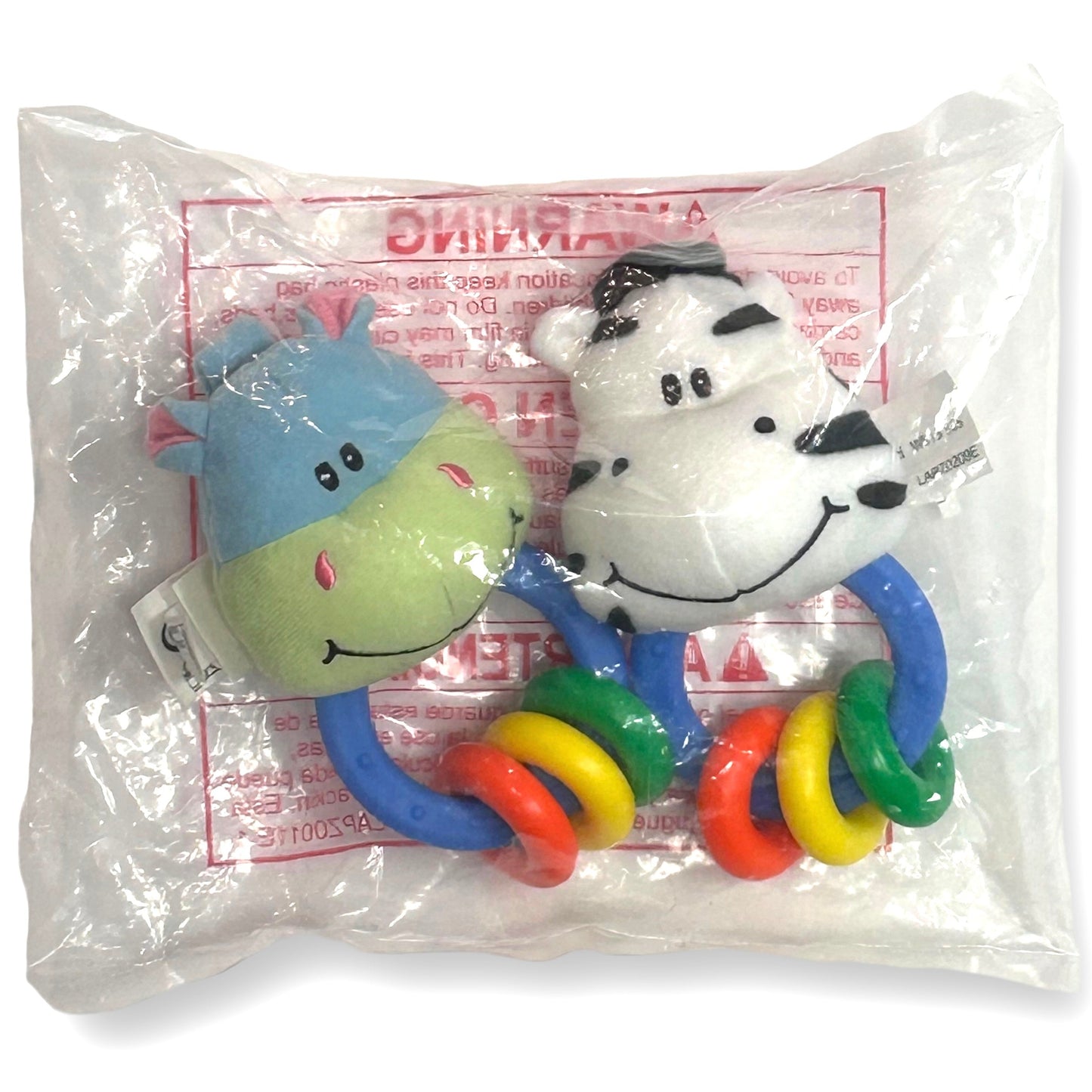 Packaged Graco toy bar replacements including a blue jumper, a white and black activity center toy, and colorful rings.