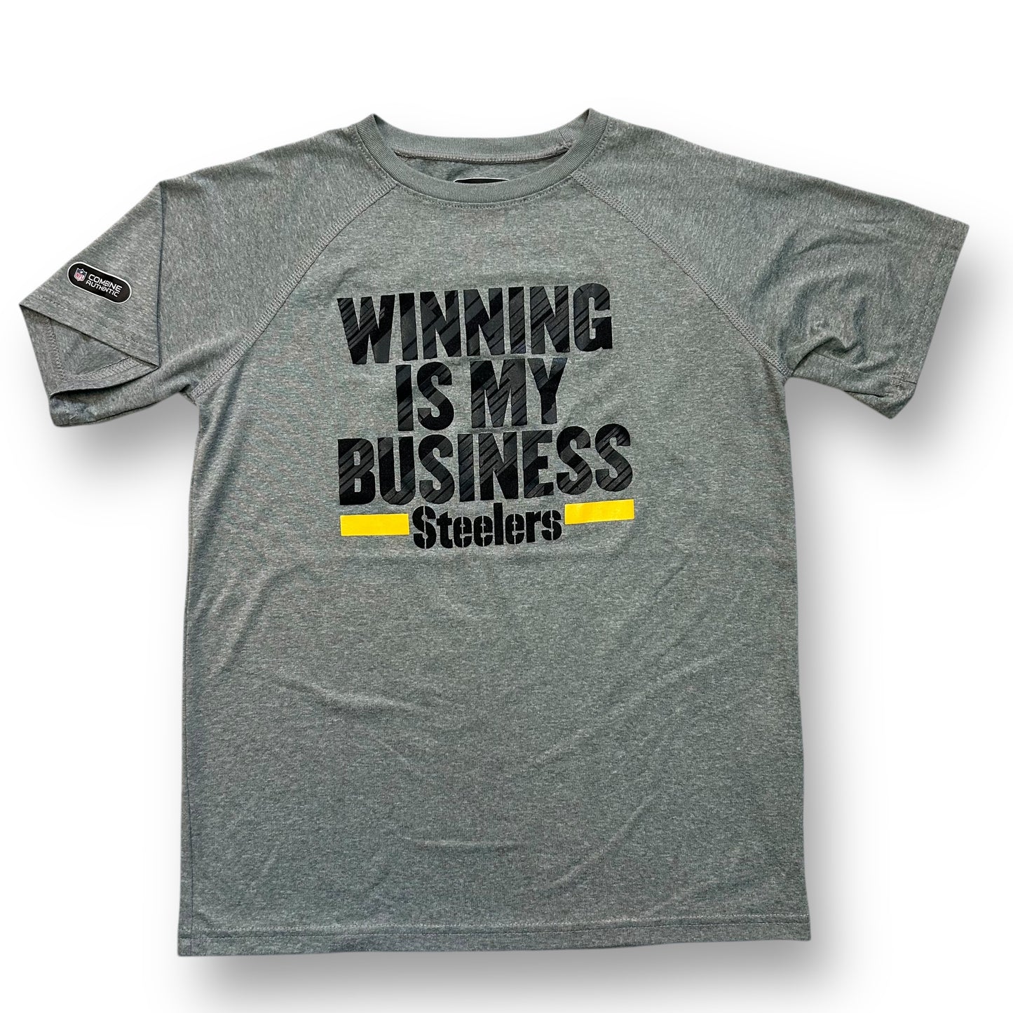 Youth Boys Under Armour YMD Size 10/12 Shirt NFL Steelers Football Tee