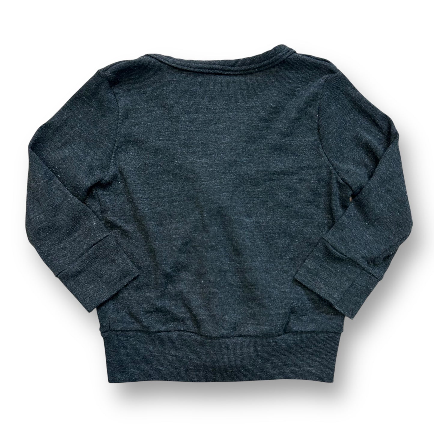 Girls American Apparel Size 3-6 Months Charcoal Gray Cardigan