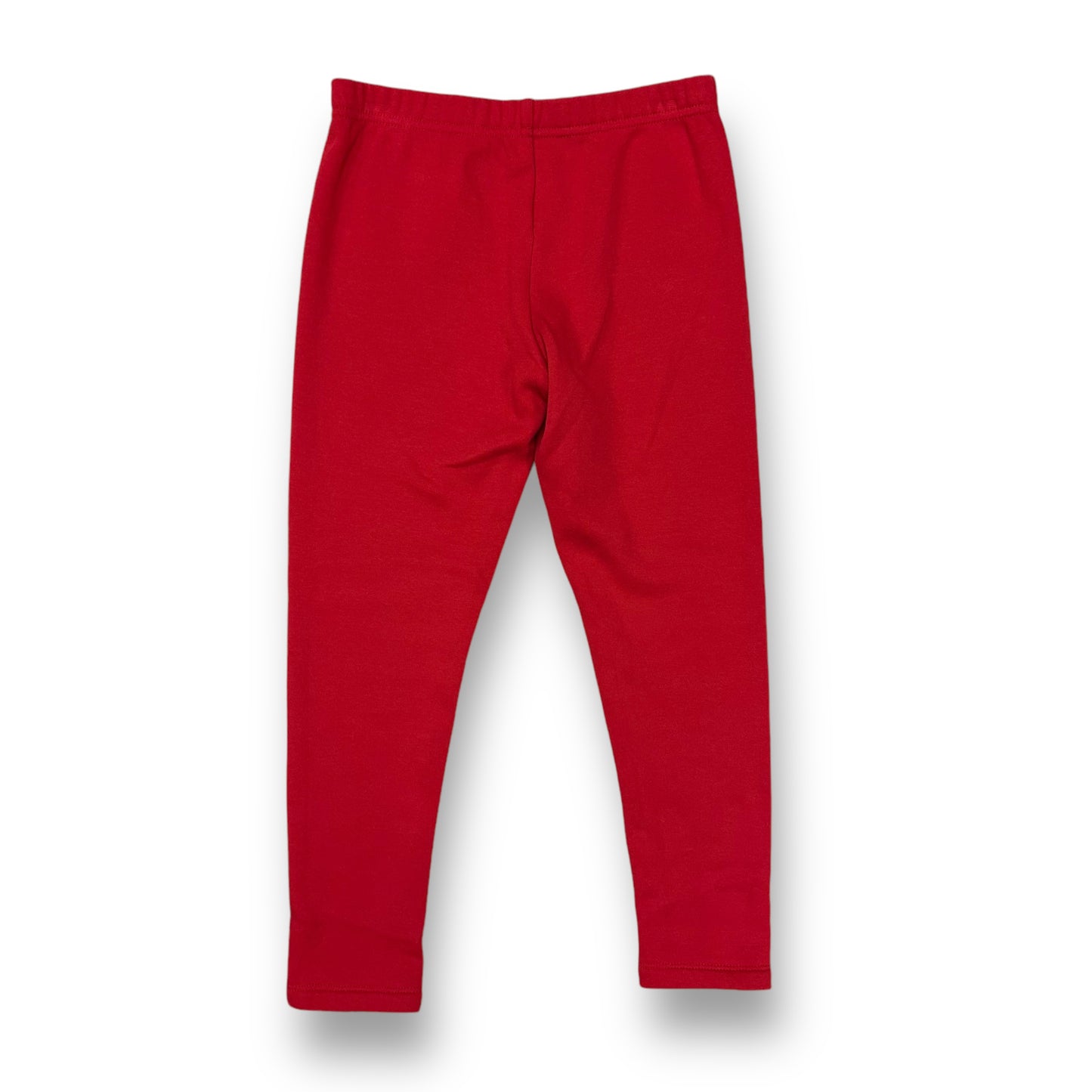 Girls Size 8 Fleece Lined Red Sweatpants with Elastic Waist