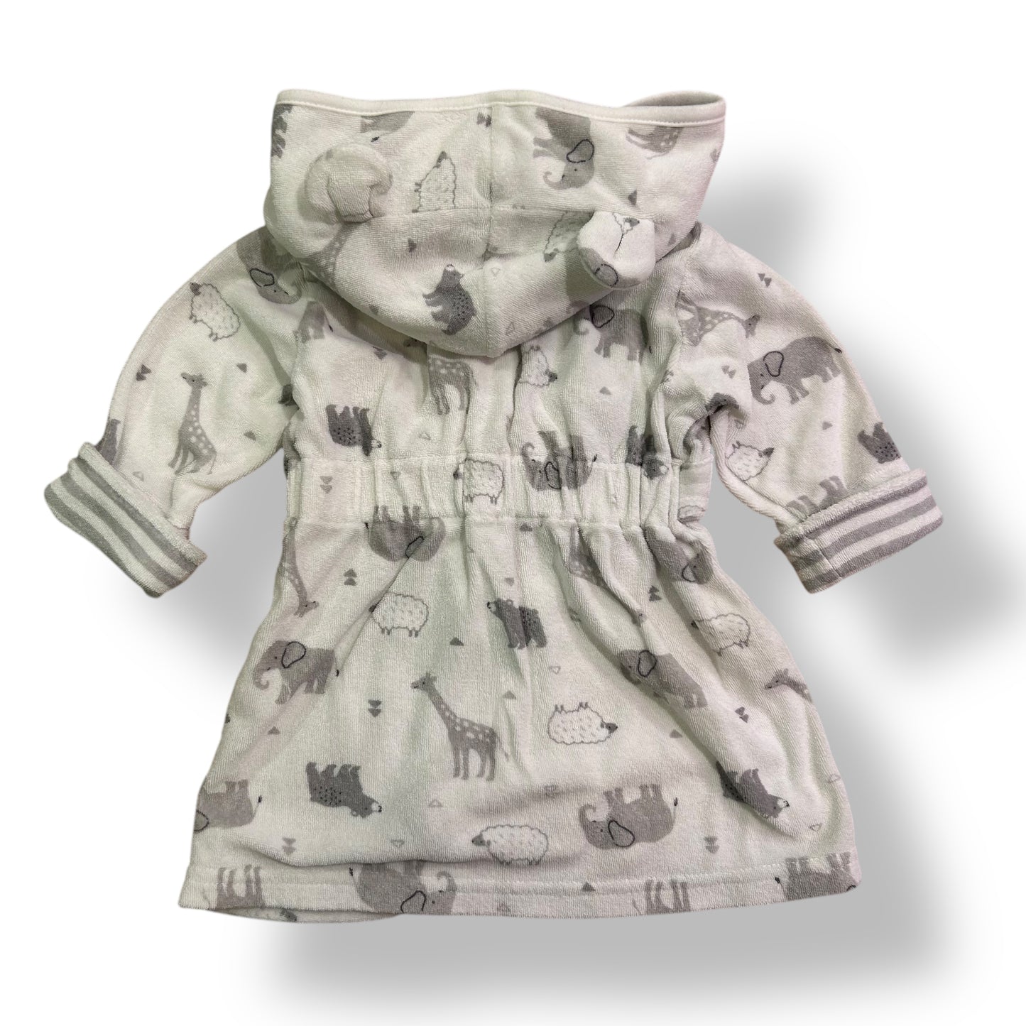 Carter's Baby Boy Size 0-9 Months Safari Animal Print Terry Bath Robe