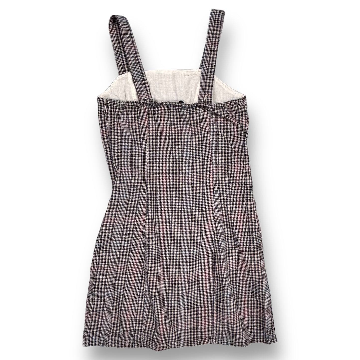 American Eagle XS Dress Zipper Back Sleeveless Plaid Jumper