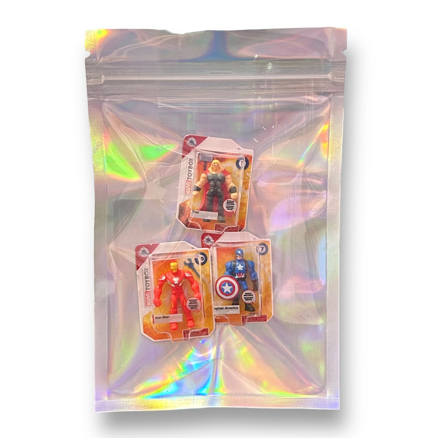 NEW! Disney Mini Brands Marvel Toybox (3) Iron Man, Captain America, & Thor