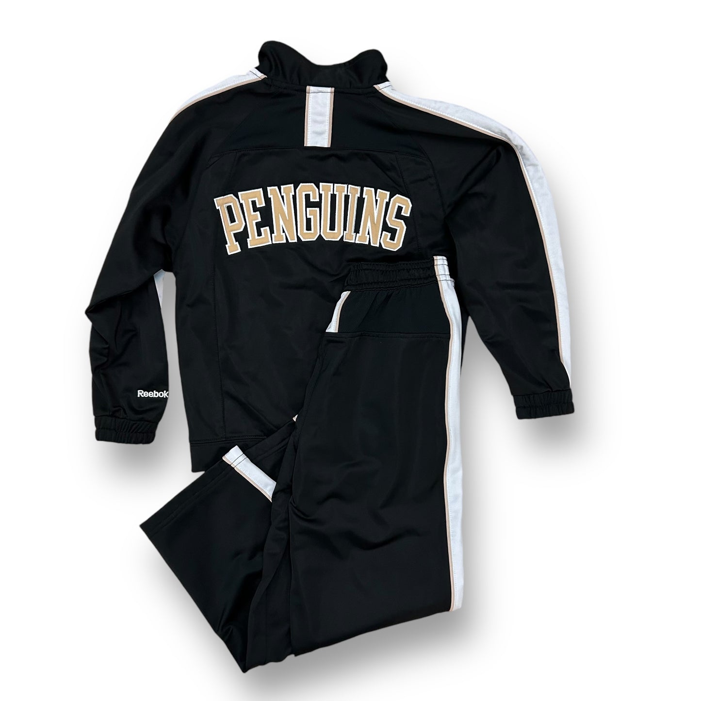 NHL Pittsburgh Penguins Hockey Boys Outfit Size 7 Track Jacket and Pants Set