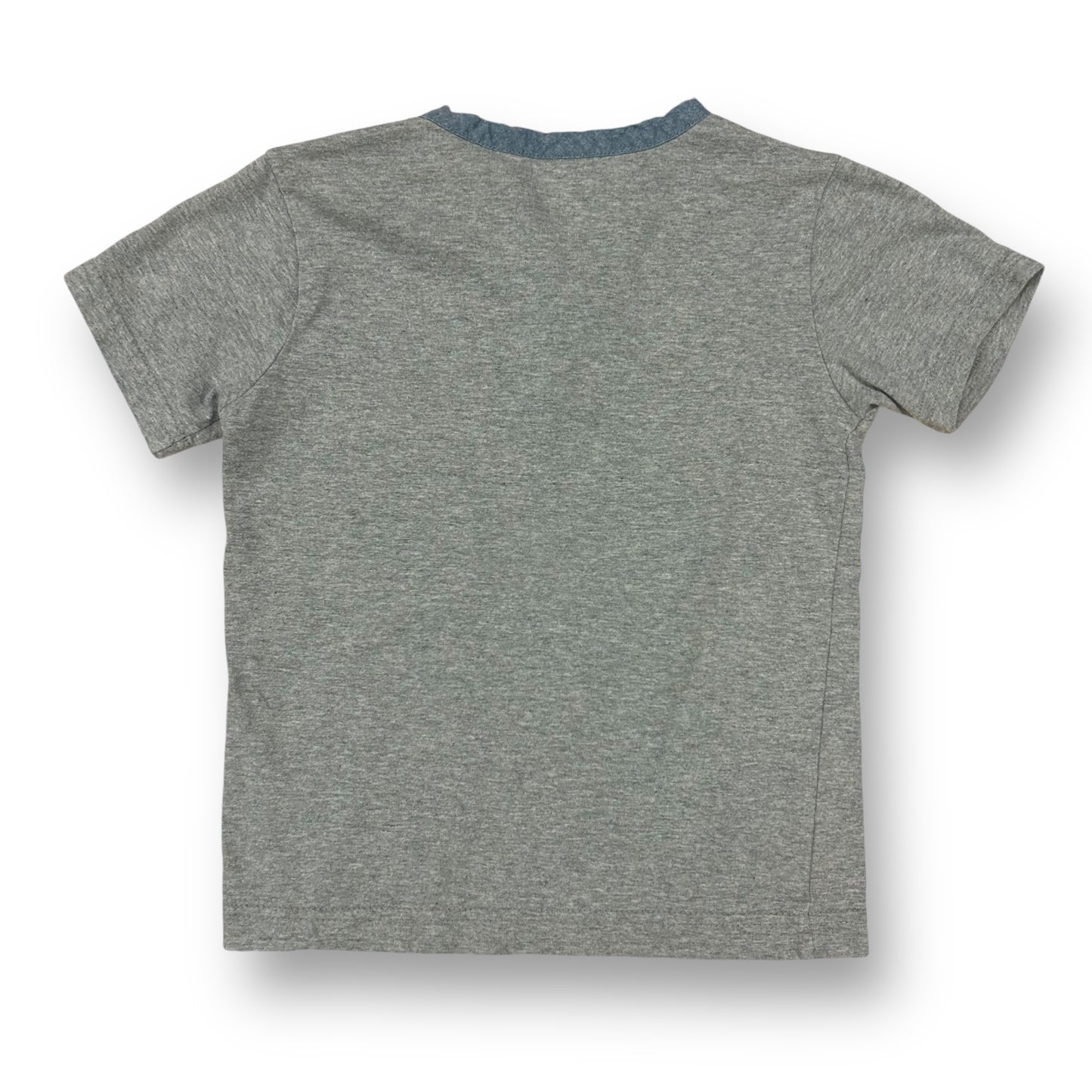 Gymboree Boys Size 5 Soft Knit Gray Henley Short Sleeve Shirt