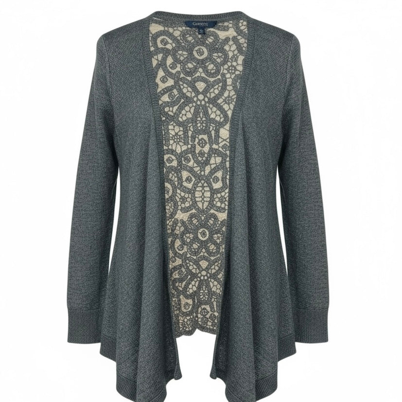 American Eagle XS Women’s Gray Sweater Casual Open Wrap Cardigan
