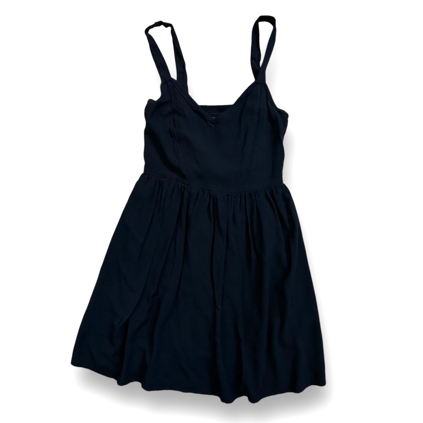 Forever 21 Juniors Size XS Black Cotton Dress Empire Waist Sleeveless Sundress