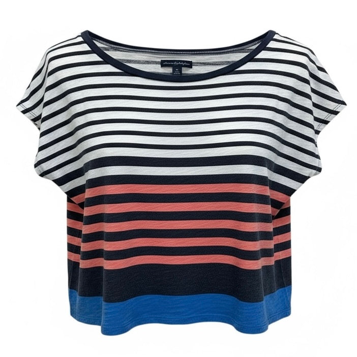 American Eagle Size Small Top Women's Loose Fit Short Sleeve Cropped Shirt