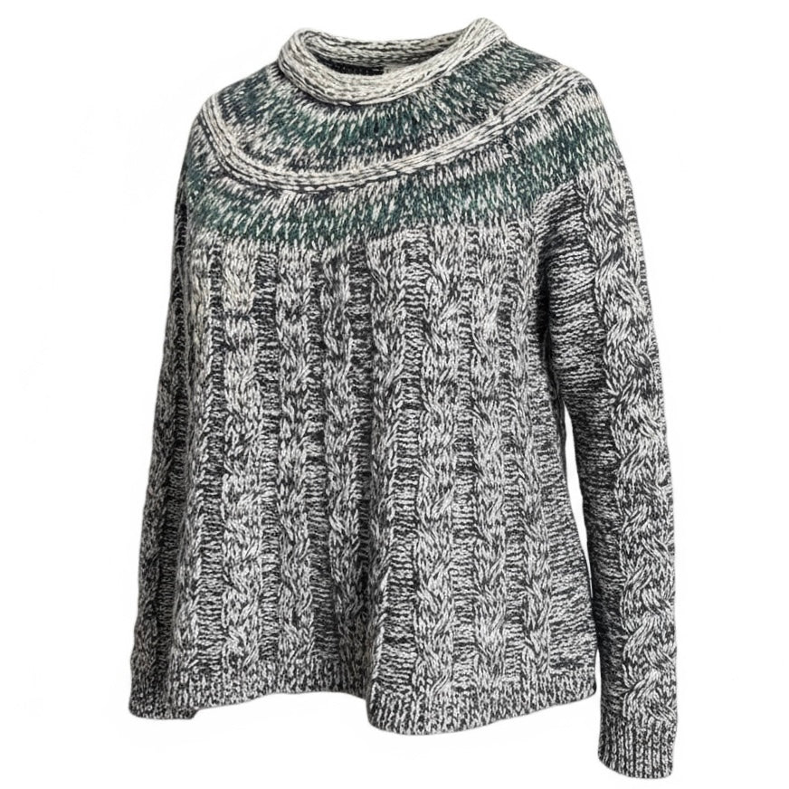 Women's Hollister Sweater Size XS Oversized Comfy Crewneck Cable Knit Pullover